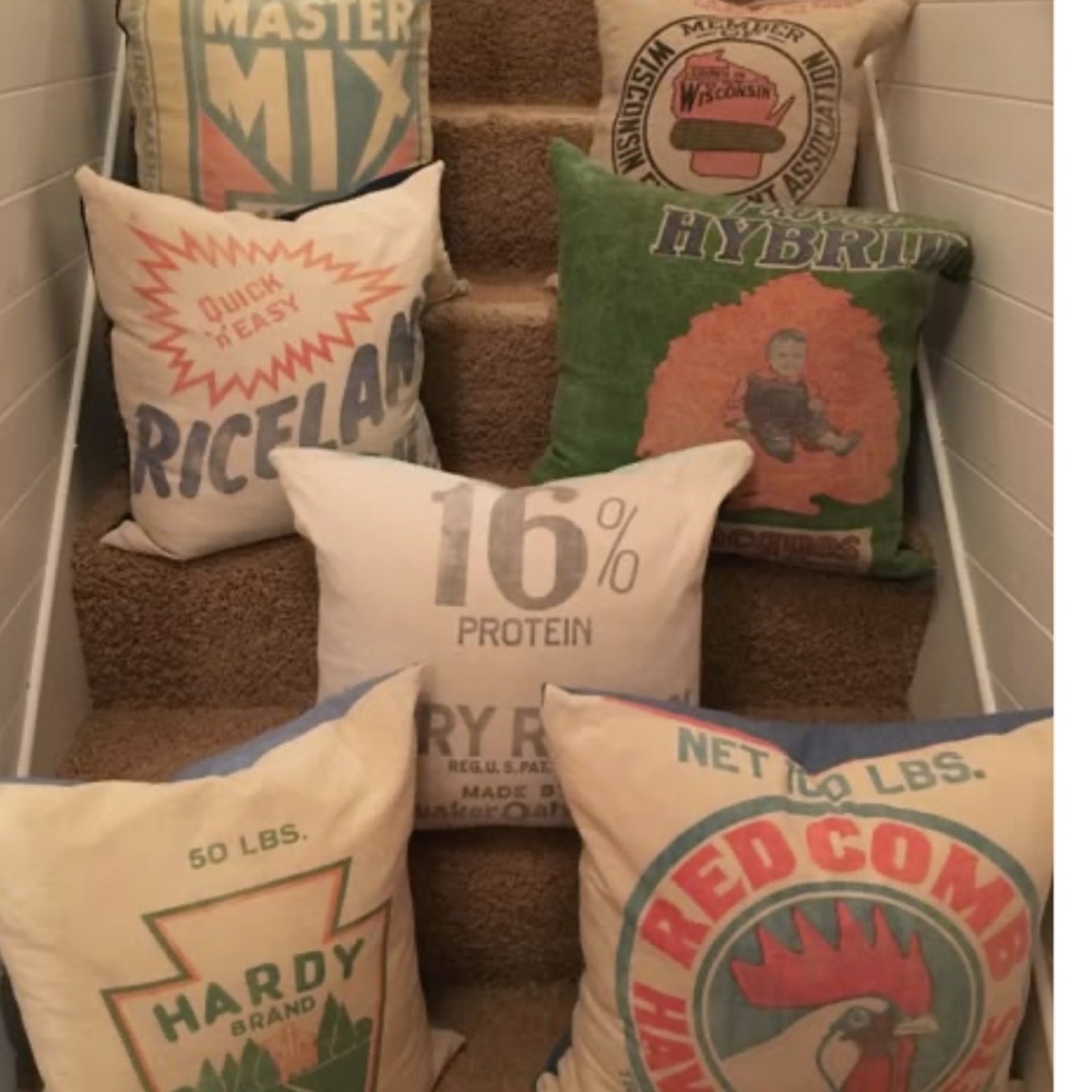 Vintage 1940’s Poultry Feed Burlap Sack - Picture 14 of 14